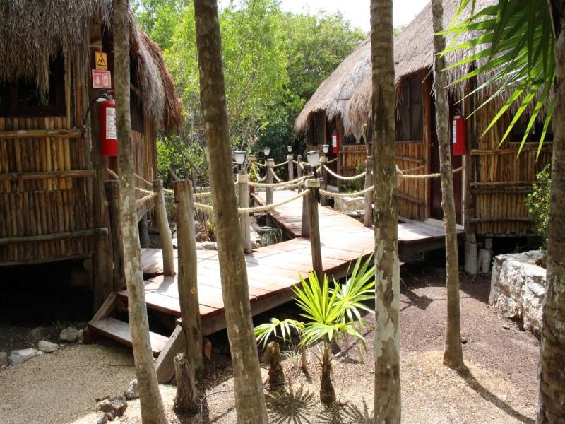 Hotel Maya Cabanas Y Cenote Tulum Luaran gambar